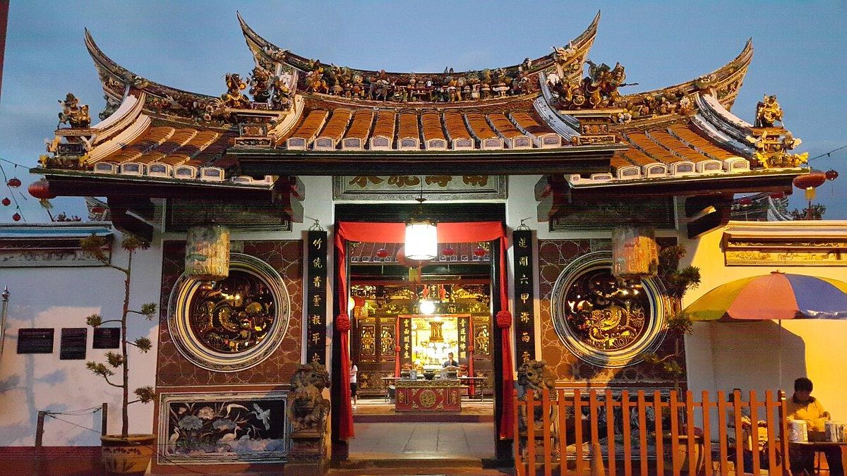 Historic temple detail in Melaka